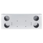 34" Chrome Stainless Rear Light Panel – 4 Large 4" Corner Lights
