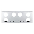 34" Chrome Stainless Rear Light Panel – 6 Large + 5 Mini LED Cutouts (PR-9008SS)