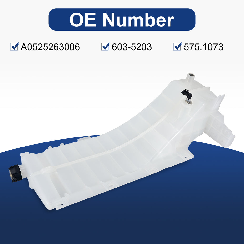 Heavy-Duty Coolant Surge Tank for Volvo VNM Semi Trucks – Fits 2007-2020, Replaces 20968795 / 21038101 (PL-5505-ET3)