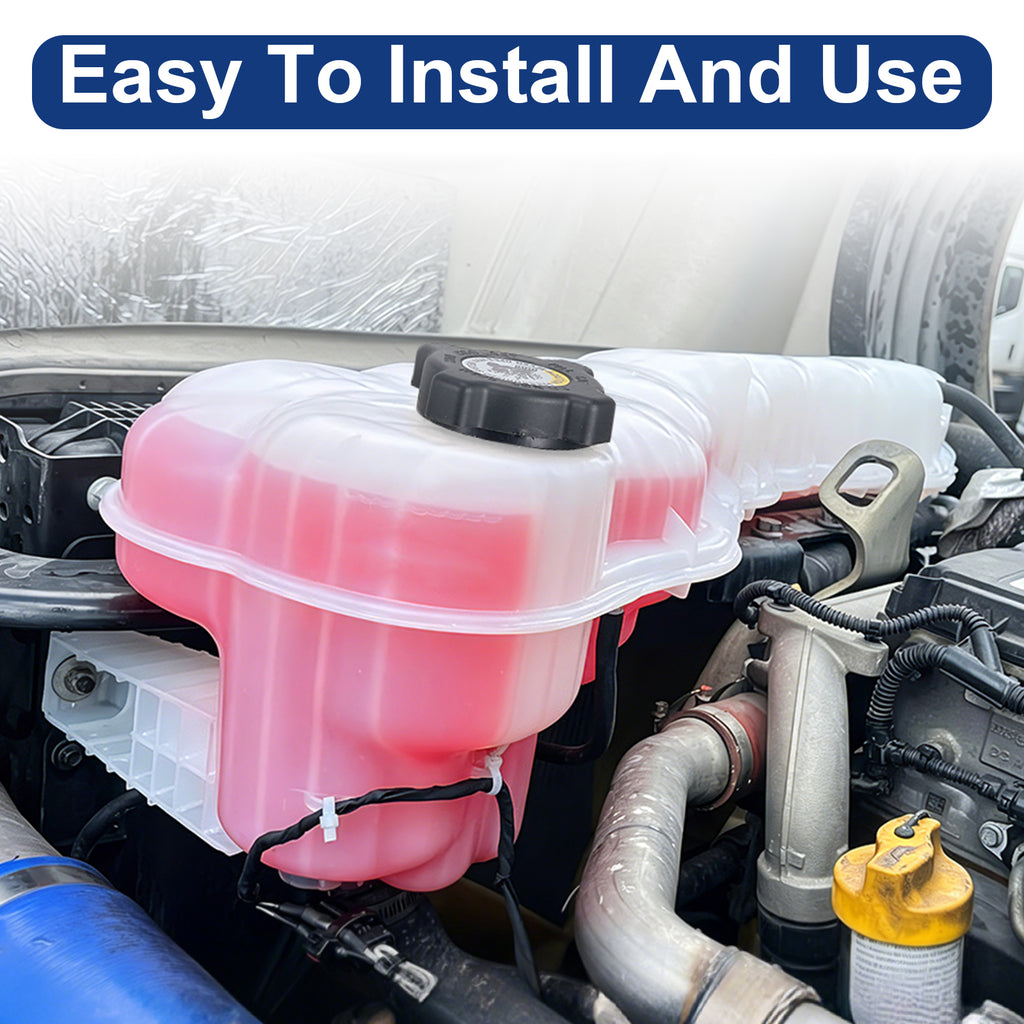 Heavy-Duty Coolant Surge Tank for Kenworth T600 / T660 / T800 / W900 & Peterbilt 330-389 Semi Trucks – Fits 2008+ (PL-5403-ET2)