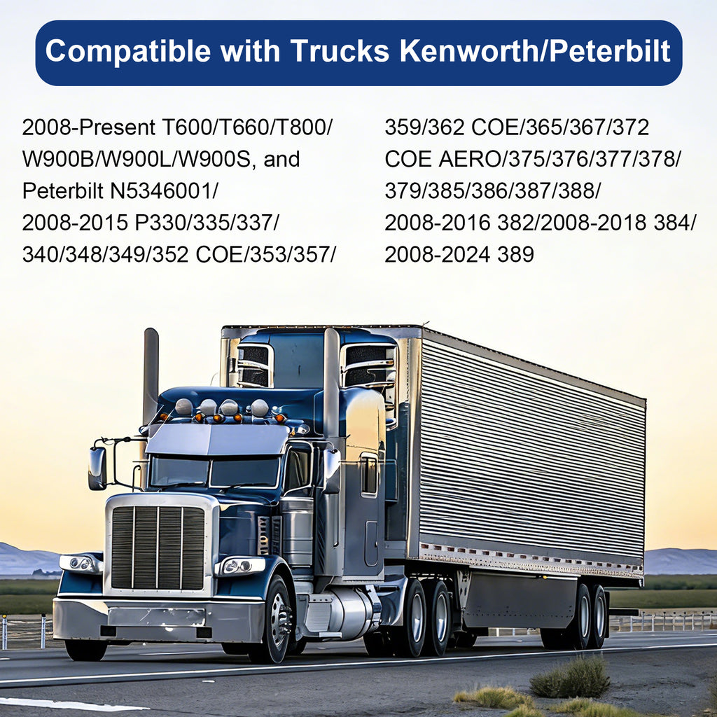 Heavy-Duty Coolant Surge Tank for Kenworth T600 / T660 / T800 / W900 & Peterbilt 330-389 Semi Trucks – Fits 2008+ (PL-5403-ET2)
