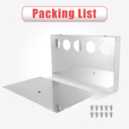33" Chrome Stainless Tall Rear Light Panel – 5 Large 4" Light Cutouts - view 10