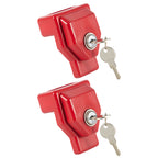 Red Container / Gladhand Padlock with Key - view 2