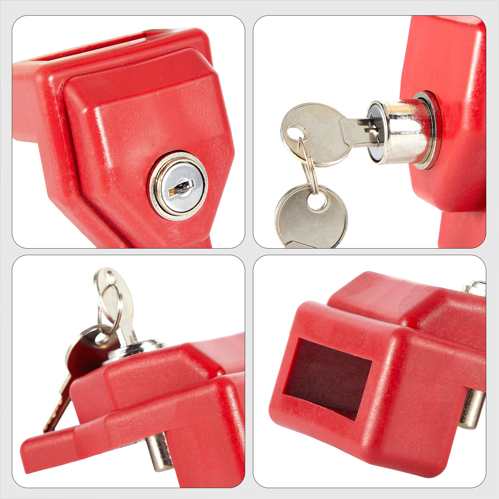 Red Container / Gladhand Padlock with Key