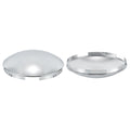 Chrome Hubcap – Dome, 4-Clip – 8.9" × 8.6" (H1F85N4-H50)