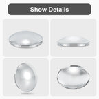 Chrome Hubcap – Dome, 4-Clip – 8.9" × 8.6" - view 5