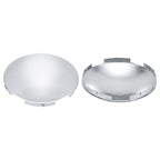 Chrome Hubcap – Dome, 5-Clip – 8.9" × 8.6"