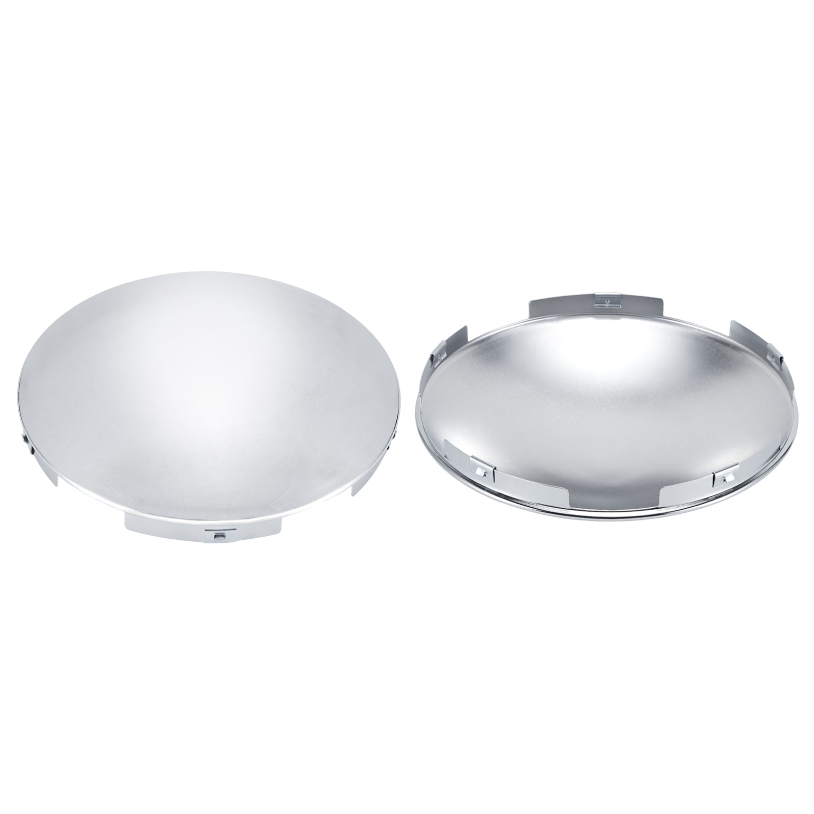 Chrome Hubcap – Dome, 5-Clip – 8.9" × 8.6" (H1F85N5-H51)
