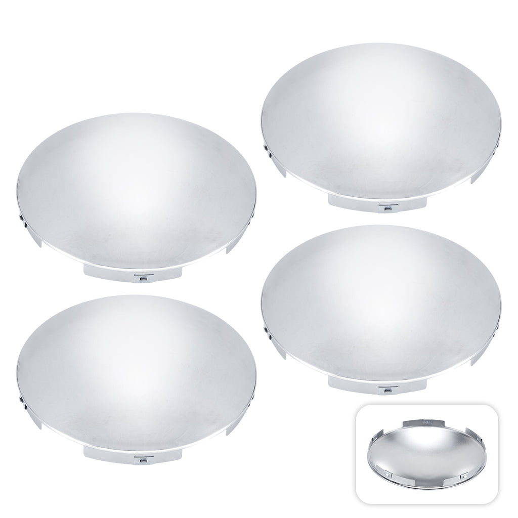 Chrome Hubcap – Dome, 5-Clip – 8.9" × 8.6" (H1F85N5-H51)