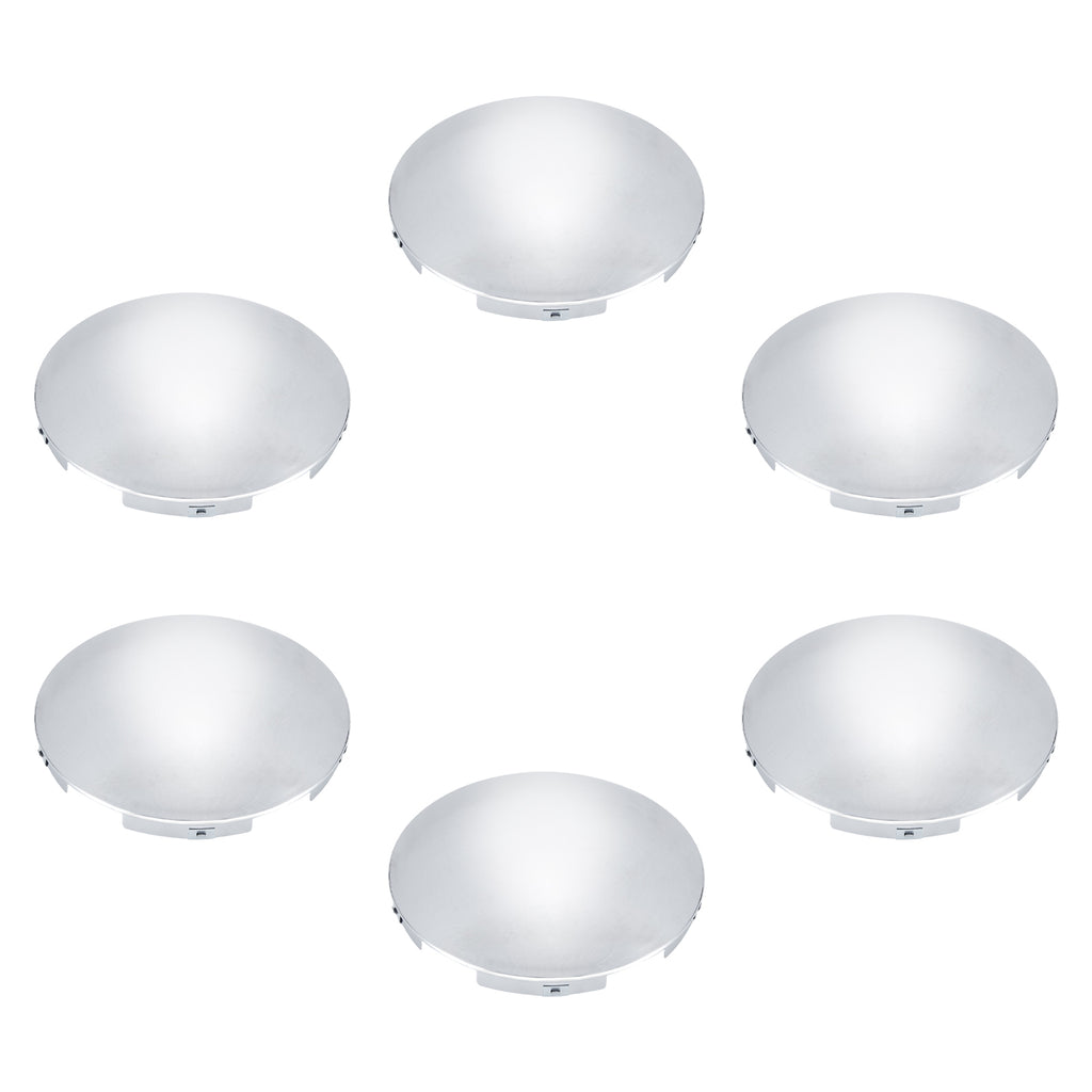 Chrome Hubcap – Dome, 5-Clip – 8.9" × 8.6" (H1F85N5-H51)
