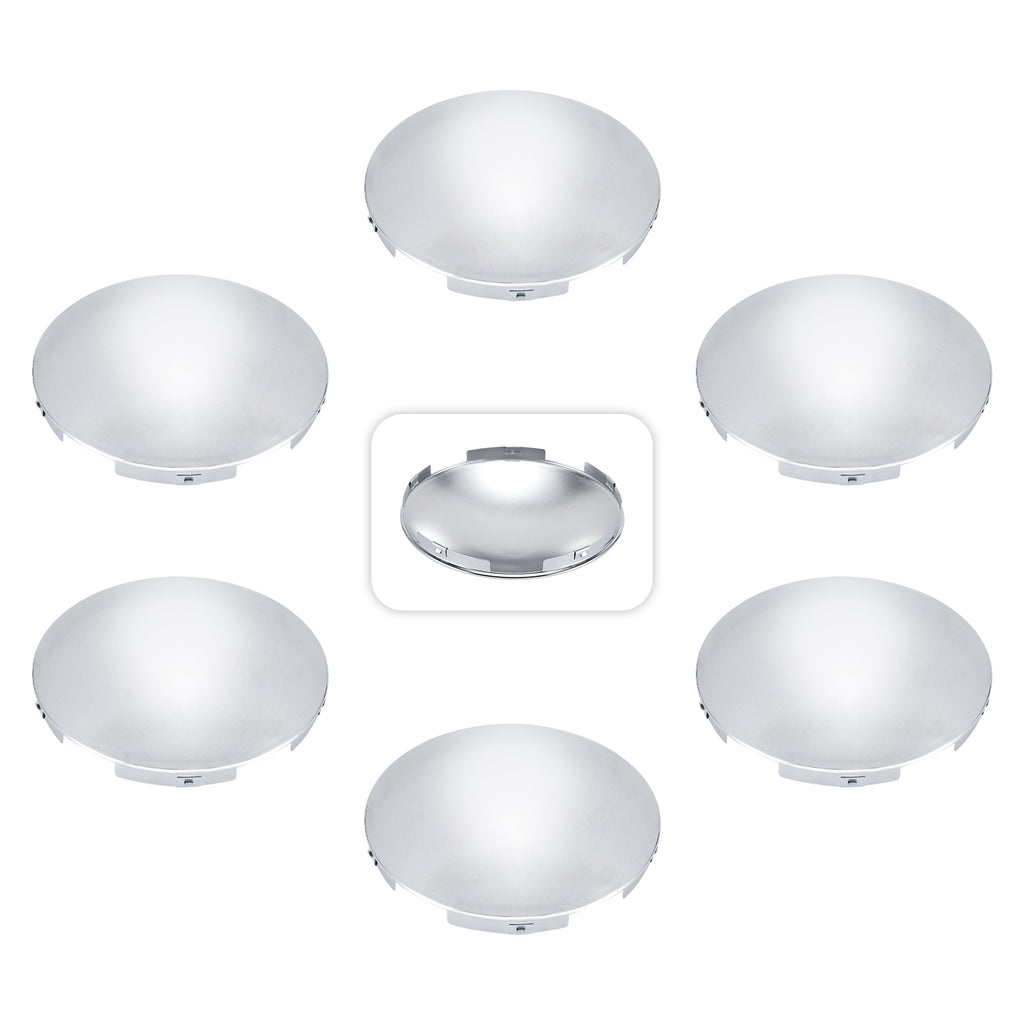 Chrome Hubcap – Dome, 5-Clip – 8.9" × 8.6" (H1F85N5-H51)