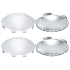 Chrome Hubcap – Shallow Skirt Dome, 6-Clip – 8.9" × 8.6" - view 3