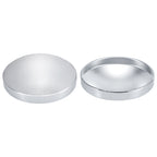 Chrome Hubcap – Flat Dome – 8.35" × 8"