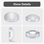 Chrome Hubcap – Flat Dome – 8.35" × 8" - view 5
