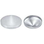 Chrome Hubcap – Pointed Cone – 8.35" × 8"