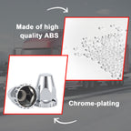 Chrome Bullet Screw-On Lug Nut Covers – 33 mm – 20 Pack (HBC04 Screw)
