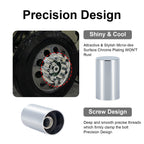Chrome Smooth-Cylinder Screw-On Lug Nut Covers – 33 mm – 20 / 40 / 60 Pack - view 7