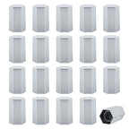 Chrome Hexagonal Push-On Lug Nut Covers – 33 mm – 20 / 40 / 60 Pack (HBC06 Push) - view 3