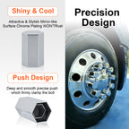 Chrome Hexagonal Push-On Lug Nut Covers – 33 mm – 20 / 40 / 60 Pack (HBC06 Push) - view 7