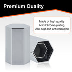 Chrome Hexagonal Push-On Lug Nut Covers – 33 mm – 20 / 40 / 60 Pack (HBC06 Push) - view 8