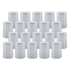 Chrome Hexagonal Screw-On Lug Nut Covers – 33 mm – 20 / 40 / 60 Pack (HBC06 Screw) - view 2