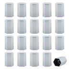 Chrome Hexagonal Screw-On Lug Nut Covers – 33 mm – 20 / 40 / 60 Pack (HBC06 Screw) - view 3