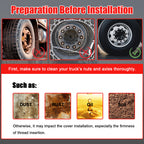 Chrome Smooth-Dome Screw-On Complete Wheel Hub Cover Kit – 33 mm (PL-05 SCREW-WH)
