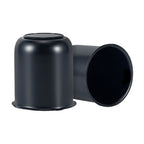 Matte Black Lug Nut Cover – Squat Dome – 3.62" × 3.19" (LT7 BK) - view 3