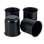 Matte Black Lug Nut Cover – Squat Dome – 3.62" × 3.19" (LT7 BK) - view 4
