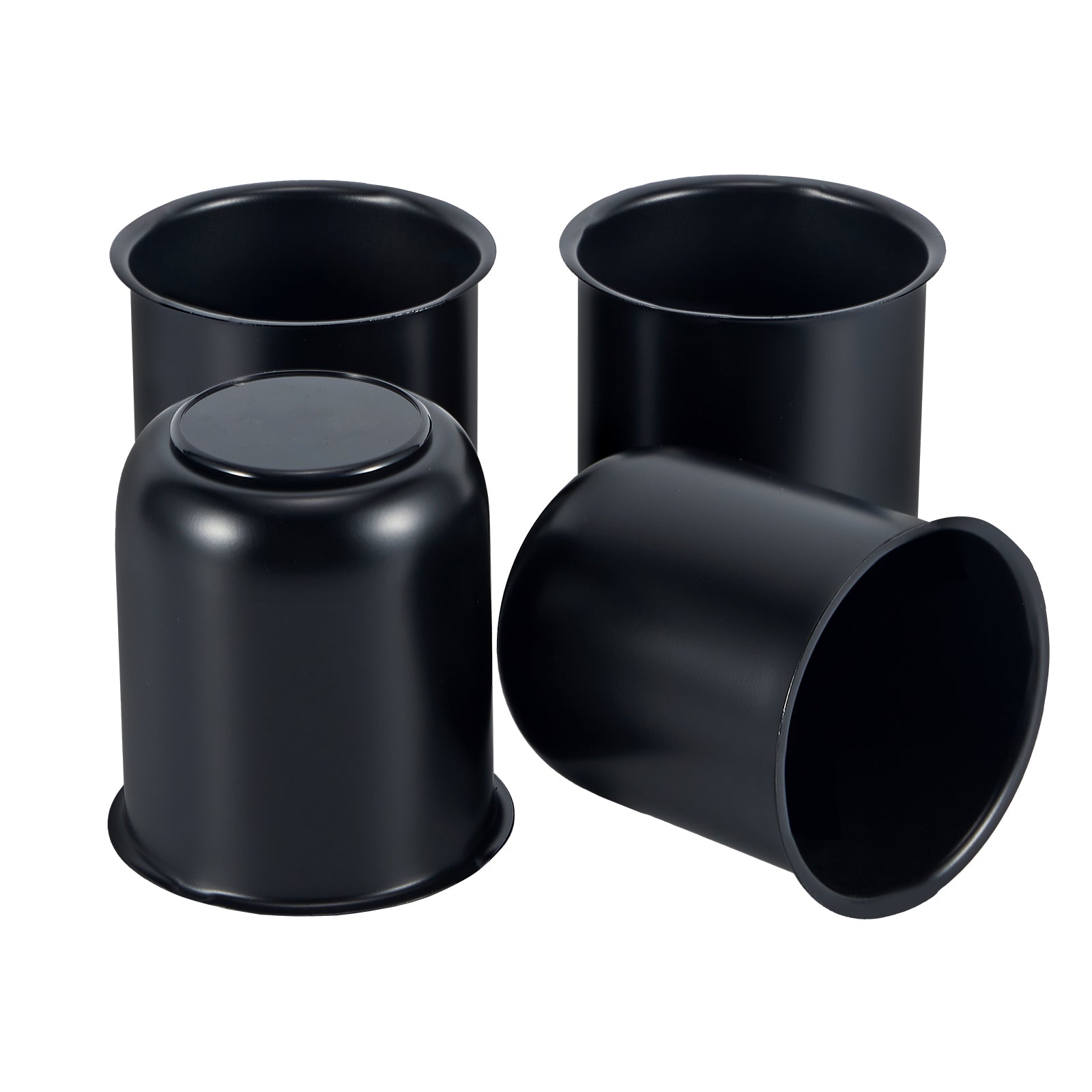 Matte Black Lug Nut Cover – Squat Dome – 3.62" × 3.19" (LT7 BK)