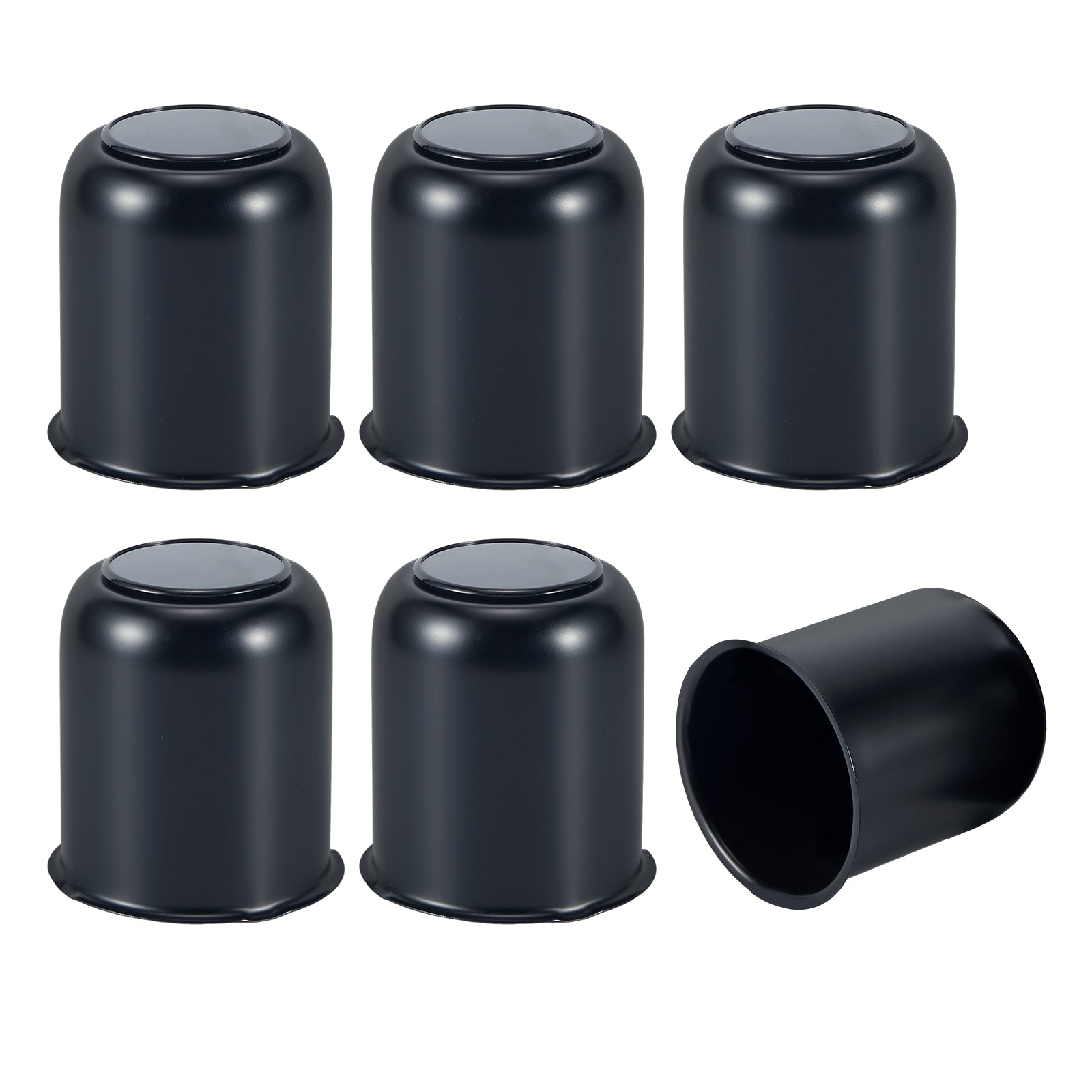 Matte Black Lug Nut Cover – Squat Dome – 3.62" × 3.19" (LT7 BK)