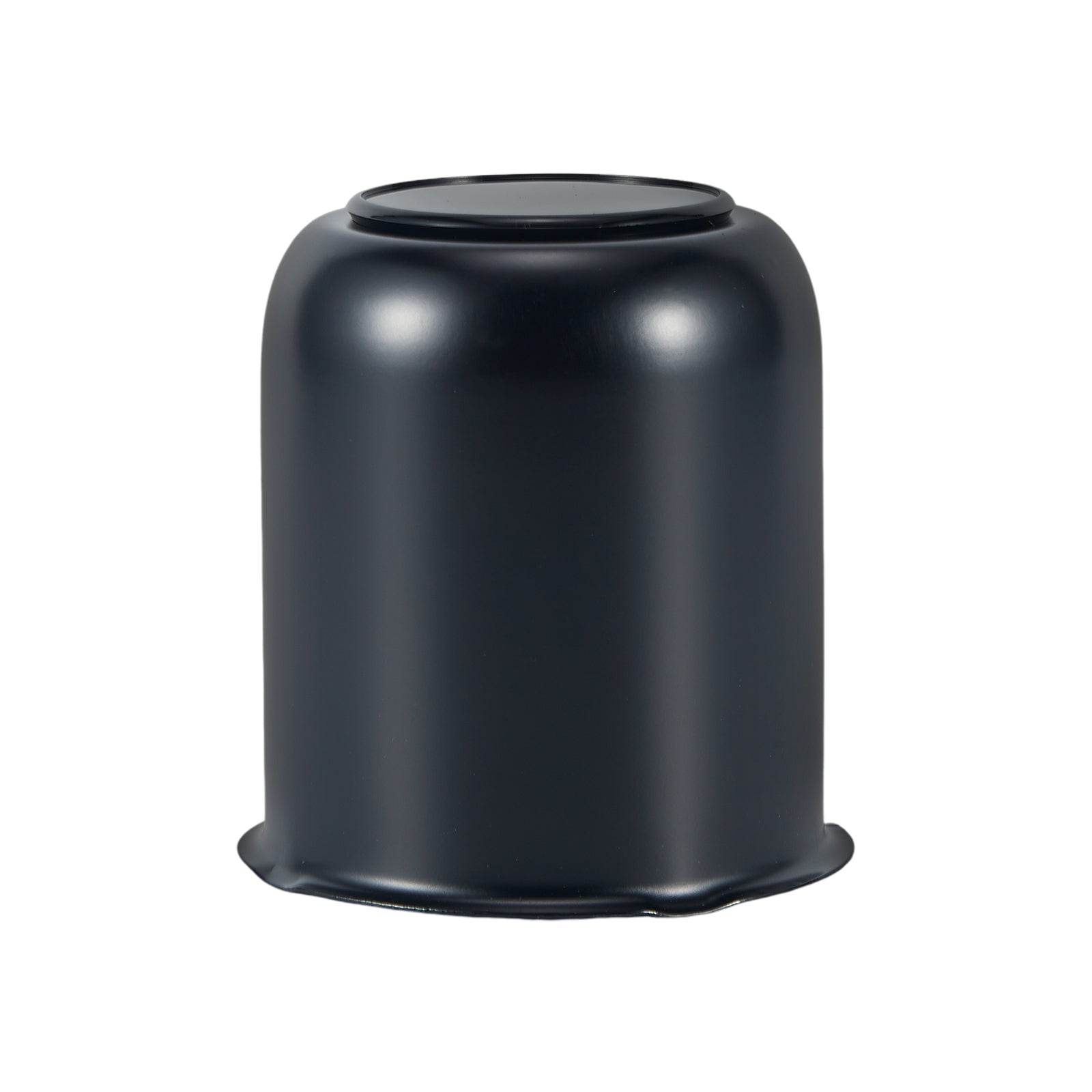 Matte Black Lug Nut Cover – Squat Dome – 3.62" × 3.19" (LT7 BK)