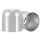 Lug Nut Cover – Dome Cylinder – 4.29" × 4.25" – Stainless / Black - view 2
