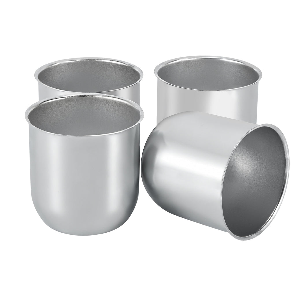 Lug Nut Cover – Dome Cylinder – 4.29" × 4.25" – Stainless / Black (LT8)