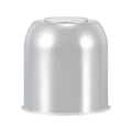 Lug Nut Cover – Dome Cylinder – 4.29" × 4.25" – Stainless / Black (LT8)