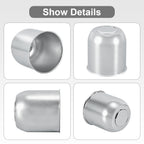 Lug Nut Cover – Dome Cylinder – 4.29" × 4.25" – Stainless / Black - view 6