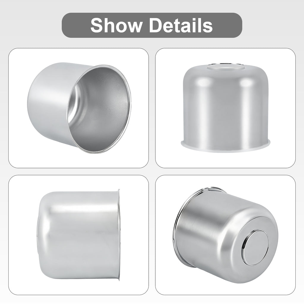 Chrome Lug Nut Cover – Tall Dome Cylinder – 4.33" × 4.88" (LT9)