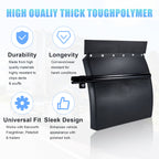 Black 24" Quarter Fender with Mounting Bracket (PL-3001-24)