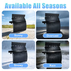 Black 24" Quarter Fender with Mounting Bracket (PL-3001-24)