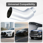 Chrome Bent Exhaust Adapter Tip – 5" Inlet – 6", 7", 8" Outlet - view 16