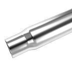Chrome Exhaust Stack – Flat-Spade Top – 5" Diameter – 36" Length - view 2