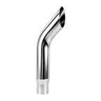 Chrome Exhaust Stack – Flat-Spade Top – 5" Diameter – 36" Length - view 3