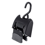 Retractable Ratchet Buckle with Hook — Auto-Winding Cargo Strap