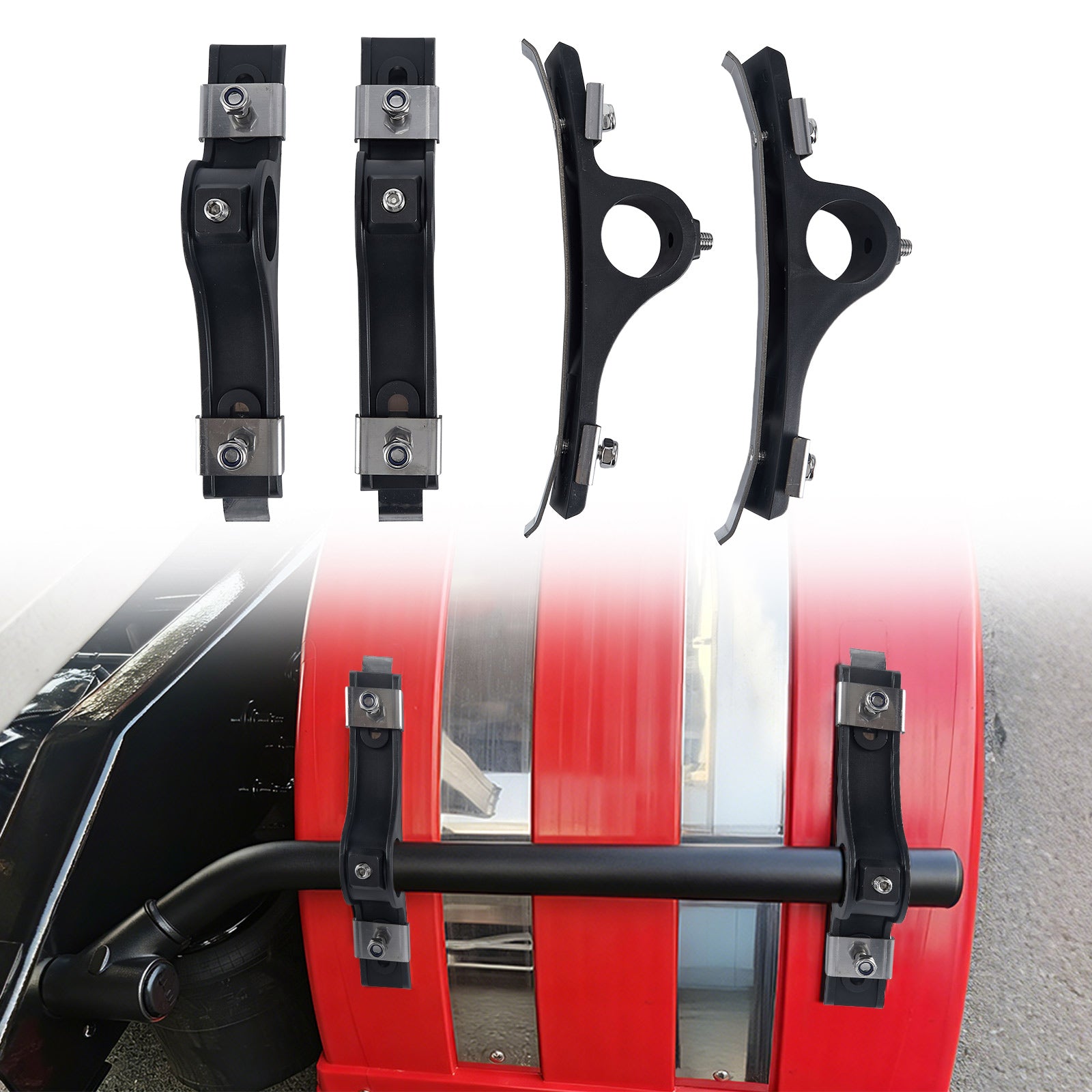 Plastic Pipe Clamp Bracket Set (AC301SS)