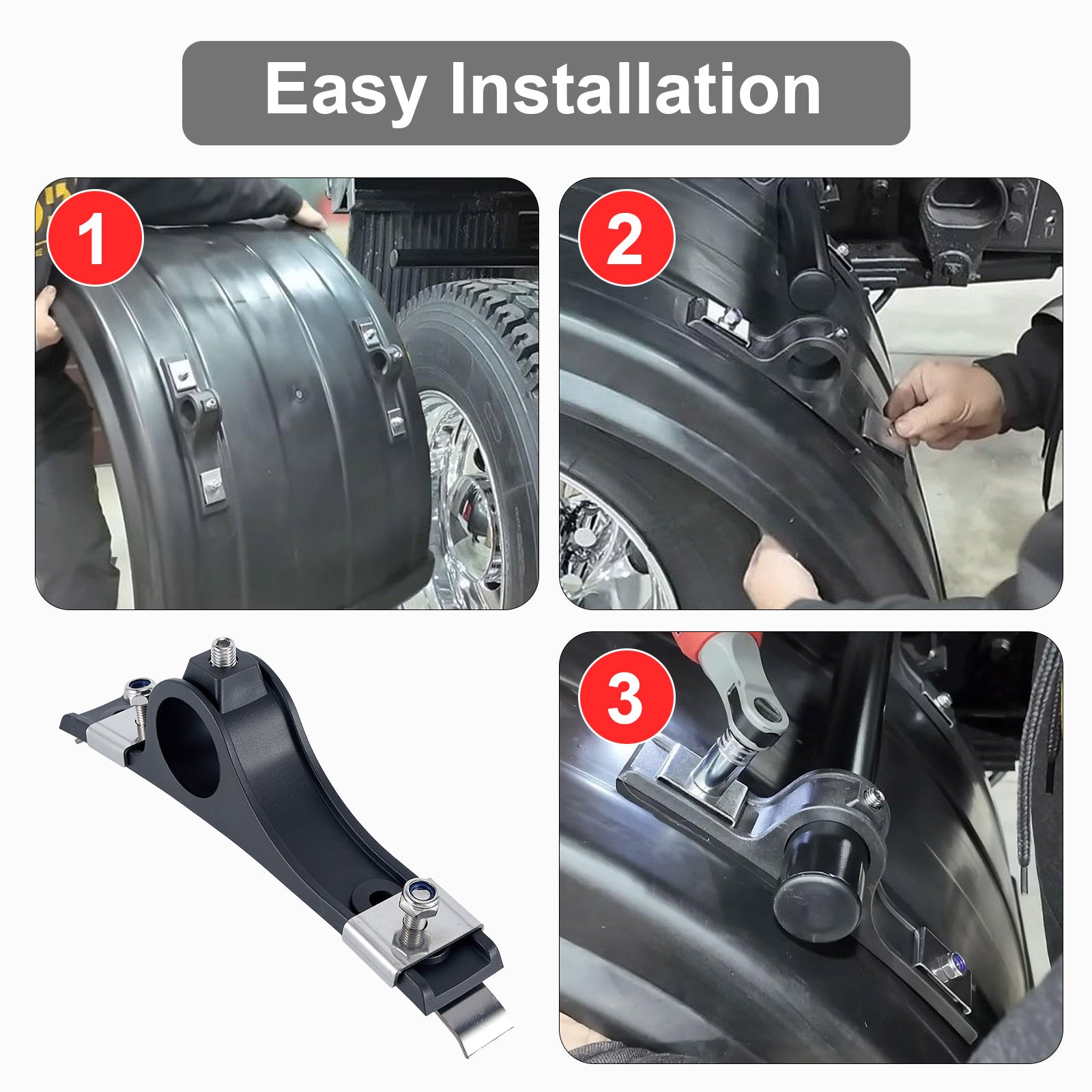 Plastic Pipe Clamp Bracket Set (AC301SS)