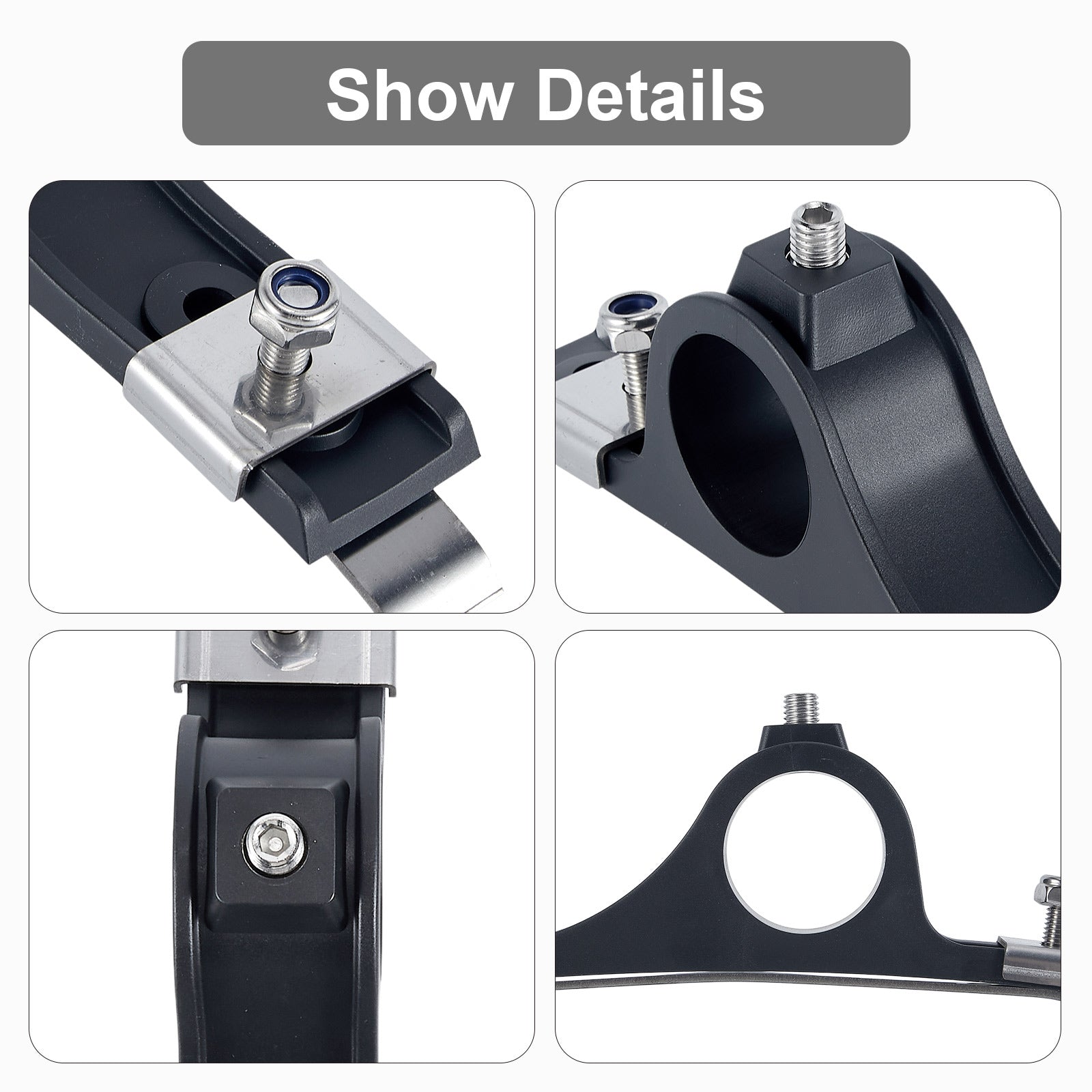 Plastic Pipe Clamp Bracket Set (AC301SS)
