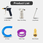 Blue Coiled Air Hose + Blow Gun Kit — Truck Air System - view 6