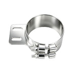 Chrome Exhaust Stack Clamp – 5" – With Mounting Bracket - view 2