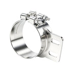 Chrome Exhaust Stack Clamp – 5" – With Mounting Bracket - view 3