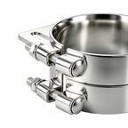 Chrome Exhaust Stack Clamp – 5" – With Mounting Bracket - view 4